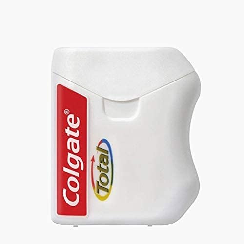Colgate Waxed Dental Floss for Improved Mouth Health 50 Mtr Pack of 6 + V4L 125 Sheets multifold Paper Napkin Free