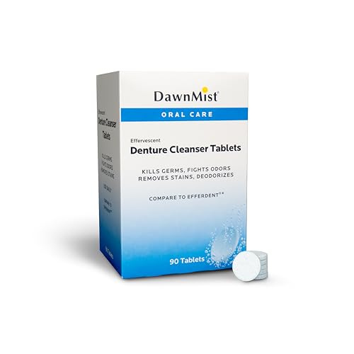 Dukal DEN6290 Dawn Mist Denture Cleanser Tablet, 90 ct., Pack of 2160