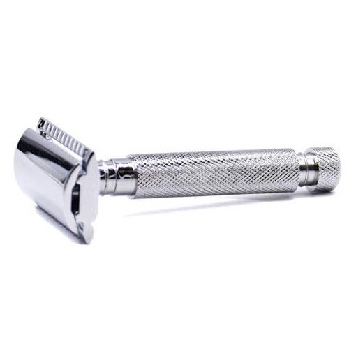 Parker 97R Traditional Double Edge Safety Razor & 5 Parker Premium Razor Blades