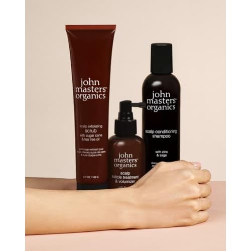 John Masters Organics Scalp Conditioning Shampoo 16 oz |70%+ Organic Ingredients |Anti-Dandruff | Dry Scalp