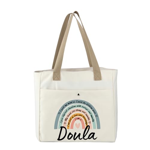 WCGXKO Doula Thank You Gift Doula Definition Gift Doula Zipper Pouch Cosmetic Bag (Doula TB)
