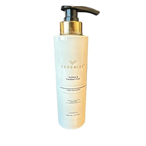 VERENIZE Sulfate free Shampoo & Conditioner (Set), 14 Fl Oz (Pack of 1), White