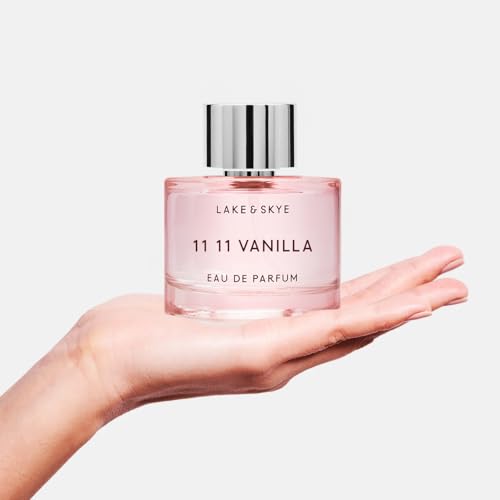 Lake & Skye 11 11 Vanilla Eau de Parfum 100mL - Long Lasting - Vanilla, Cashmere, Dreamy, Cr?me, Skin Musk, Clean, Vegan, Paraben-Free, Cruelty-Free