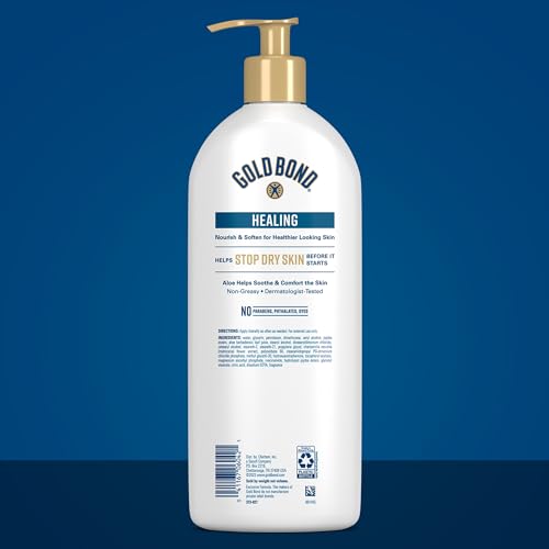 Gold Bond Healing Hydrating Lotion with Aloe Moisturizes, Heals & Smooths Dry Skin, Delivers Immediate 24-Hour Hydration, Value Size, 24 oz.
