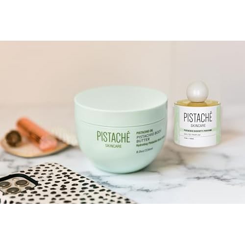 Pistach? Skincare Pistachio Biscotti Perfume Eau de Parfum | Nutty & Sweet Boyfriend Butter Scent | Long-Lasting Fragrance, 3.38 oz