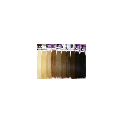 INDIAN REMY REMI HUMAN HAIR EXTENSION WEAVE BY SENSUAL 18" COLOR 613 PLATINUM BLONDE
