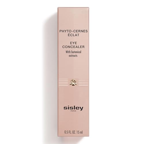 Sisley Paris Phyto-Cernes Eclat, No. 1 - 15 mL - Eye Concealer - Tinted Anti-Dark Circles Product - Instantly Masks Dark Circles & Targets Puffiness - Natural, Long-Wear Finish - Includes Brush