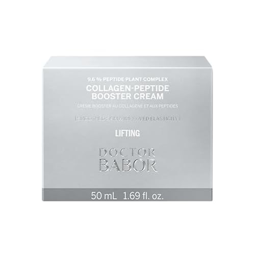 BABOR DOCTOR Collagen-Peptide Booster Cream, Peptide Plant Complex, Supports Collagen Production while Reducing Wrinkles, Improve Elasticity to Plump and Hydrate the Skin, 1.69 oz