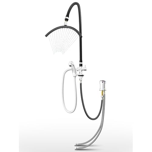 Head Spa Tools - 17-Hole Portable Professional Head Spa Waterfall for Shampoo Bowl, Home & Salon