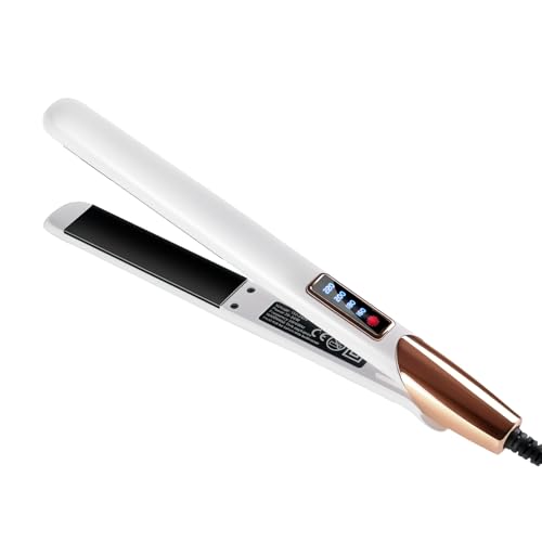 Shine Therapy 1" Hair Straightener. Ceramic Flat Iron with Argan Oil & Keratin. Reduces frizz, Makes Hair shinier & Smoother. an Outstanding Styling Tool.