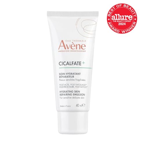 Av?ne Cicalfate+ Hydrating Skin Recovery Emulsion for post-procedure & post-tattoo, helps restore skin barrier, 24hr hydration, 1.3 Fl Oz