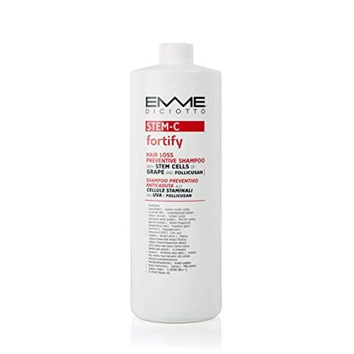 Emmediciotto STEAM-C Fortify Hair Loss Preventive Shampoo 33.81 oz | 1000ml Dermo-cosmetic preventive shampoo adjuvant of anti hair loss treatment