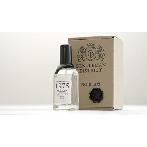 1975 Noir Eau de Parfum for Men, 3.4 fl oz, Black Tea and Cedar Wood Fragrance