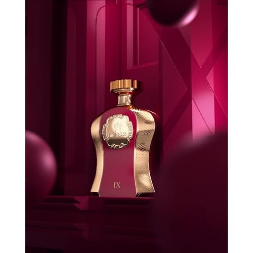 Afnan Highness Maroon Luxury Unisex Eau De Parfum, 3.4 Fl. Oz