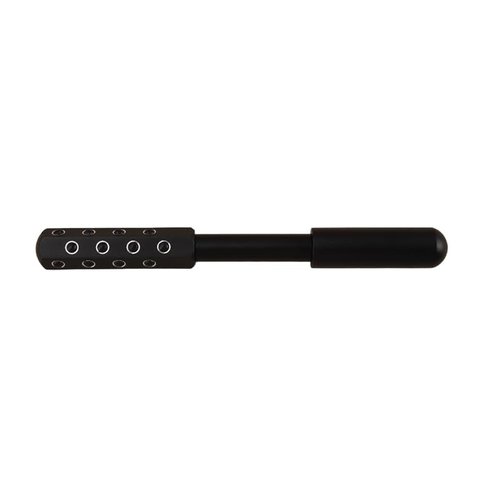 Betypura 24-Stone Facial Roller - Cooling Face & Neck Massager Tool for Skin Rejuvenation | 360° Contouring with Germanium Stones & Aircraft Aluminum | Portable 7.6" Beauty Roller - Black