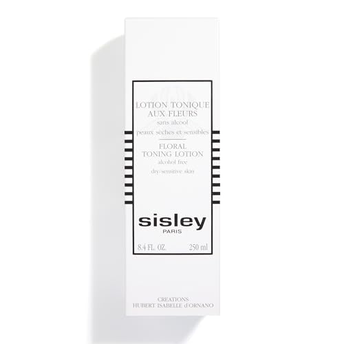Sisley Paris Floral Toning Lotion - 250 mL - Cleanses, Tones & Soothes Skin for Daily Skin Care Regimen - for Dry and Sensitive Skin