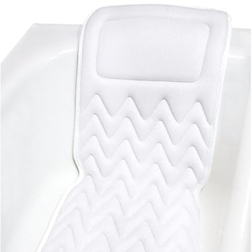 Bath Haven Bath Pillow for Bathtub - Full Body Mat & Cushion Headrest for Women and Men, Luxury Pillows for Neck and Back in Shower Tub or Jacuzzi - Powerful Suction Cups - Spa Accessories (Classic)