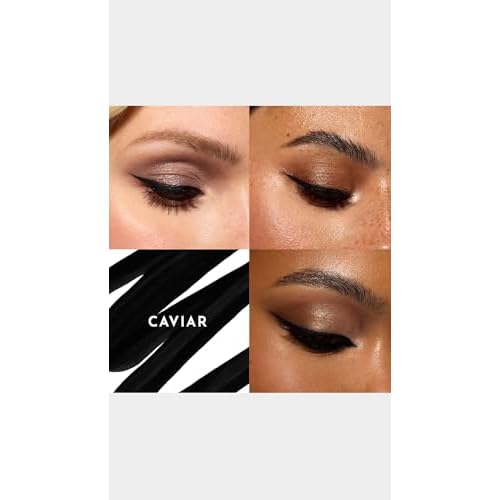 Lawless Women's Easy Eyes Ultra Precise Liquid Liner, Caviar, Black, 0.011 Fl Oz