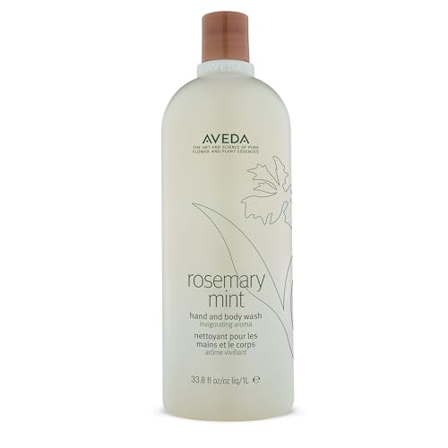 Aveda Rosemary Mint Hand & Body Wash | Liquid Hand Soap and Body Wash | with Invigorating Aroma of Certified Organic Peppermint & Rosemary