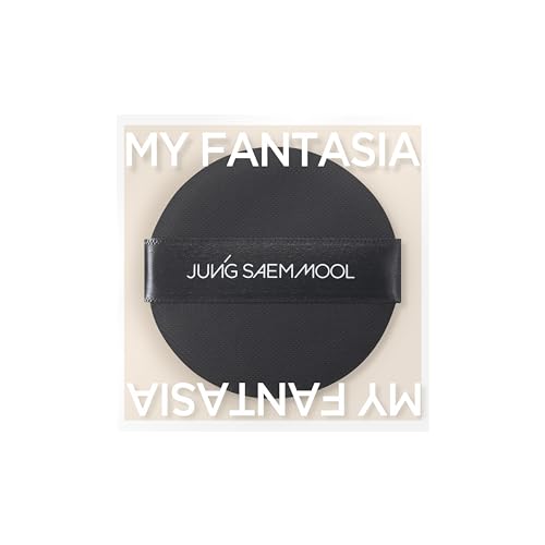 [JUNGSAEMMOOL OFFICIAL] Cushion Puff Set (10p) Black