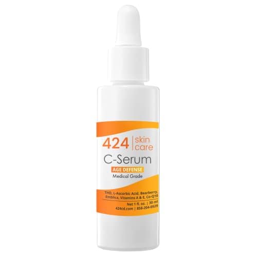C-Serum - Dermatologist Tested & Recommended Anti-Aging Vitamin C Serum - Clinically Proven Formula, 1 FL Oz