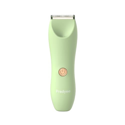Body Hair Trimmer for Men Women - Ball Trimmer Manscape Electric Shaver for Pubic Groin Bikini - IPX7 Waterproof Rechargeable Body Groomer with LED Light Travel Lock - 120Min Runtime