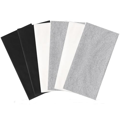6 Pack Wide Headbands for Women, 9.3x4.7inch Cotton Stretchy Headband Large Sports Head Bands Stocking Stuffers for Women Girls