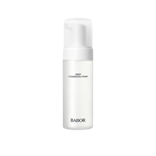 BABOR Deep Cleansing Foam for Combination Skin and Oily Skin, Refreshing Foam for Daily Facial Cleansing, Vegan Formula, 1 x 200 ml