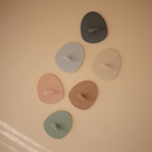 mushie Baby Bath Cradle Cap Brush | Soft Silicone Bristles for Dry Skin, Eczema, & Cradle Cap Treatment | 2-Pack (Blush/Shifting Sand)
