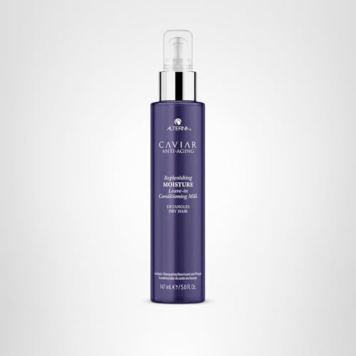 Alterna Haircare CAVIAR Anti-Aging Replenishing Moisture Leave-in Conditioning Milk, 5 Fl Oz | Detangles Dry Hair | Sulfate Free, Paraben Free