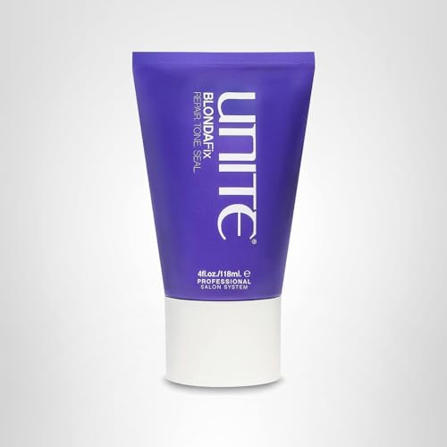 UNITE Hair - BLONDA Fix - Ultra-Violet Treatment for Blonde, Gray & Highlighted Hair - Repairs, Strengthens & Tones - Prevents Damage & Reduces Blow Dry Time, 4 Fl Oz