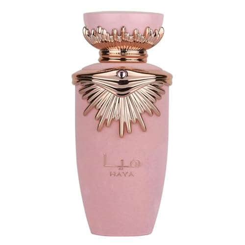 Lattafa Haya Eau de Parfum Spray for Women, 3.4 Ounce