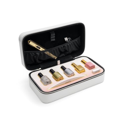 Apres Ombre Gel-X¢ç Nail Extension Kit, 14 sizes 00-9, Premium Quality, Professional Nail Tips Starter Kit (Natural Almond Short)
