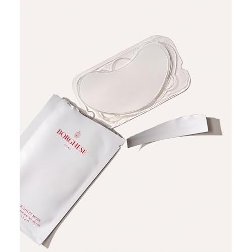 Borghese Restorative Eye Sheet Masks - Nourishing and Brightening Under Eye Treatment Masks, 6 Pairs