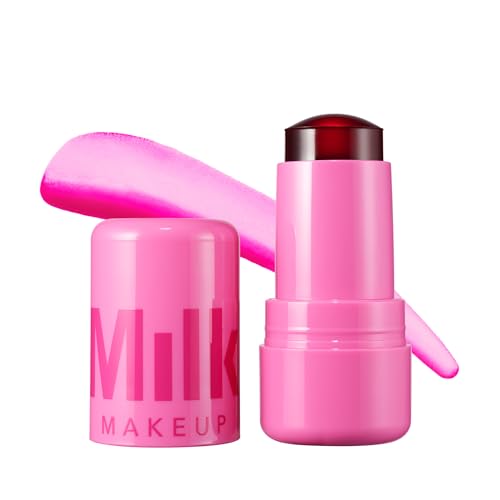 Milk Makeup Cooling Water Jelly Tint ? Sheer Lip + Cheek Stain with Vegan Collagen, Seawater + Aloe ? Hydrating, Long-Lasting, Buildable Lip Tint + Blush