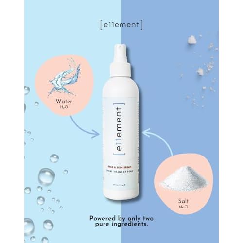 Hypochlorous Acid Face and Spray - 1 L Refill ? Daily Toner ? Dry Skin - Facial Cleanser - Tattoo Aftercare ? Post Workout Refresher - Piercing Aftercare ? Lash Cleanser - All Natural - e11ement