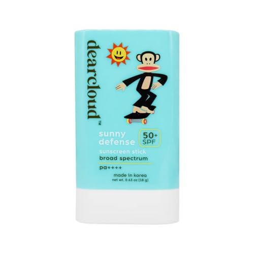 dearcloud Paul Frank Sunny Defense Sunscreen Stick SPF 50+ PA++++ ? Korean Sunscreen for Face & Travel Size (.63 oz)