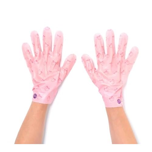 TONYMOLY I¡¯m Lovely Peach Hand Mask ? Hydrating & Moisturizing Korean Hand Treatment Gloves with Peach, Plum & Honeysuckle Extracts ? Phone Screen Friendly, 5pk