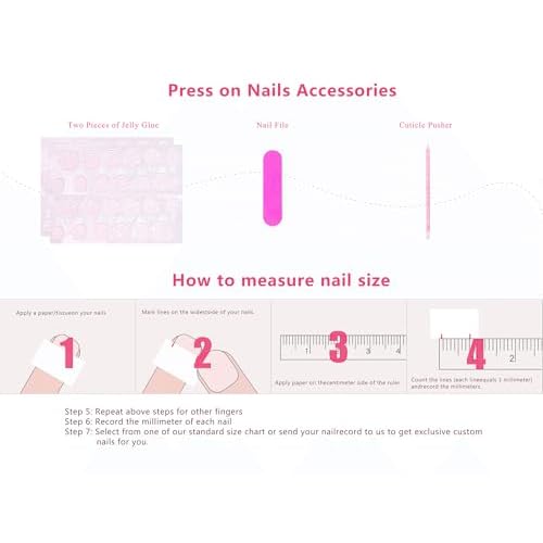 LOVFUL Press on Nails Gothic Romance| Handmade with Full Covered Crystals| Reusable Fake Nails| Square Mid length 1.7in| H333-M