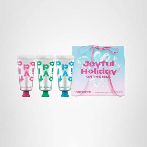 innisfree My Perfumed Hand Cream Trio, Korean Hand Cream Set for Hydrated, Smooth, Soft Hands