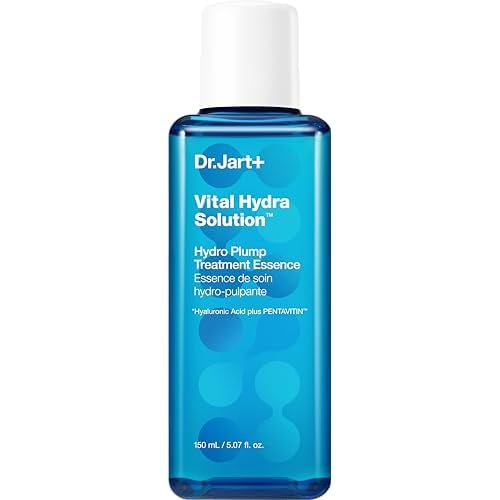 Dr.Jart+ Vital Hydra Solution Hydro Plump Treatment Korean Essence with Hyaluronic Acid for Glass Skin| Korean Skin Care, 5.07 Fl Oz