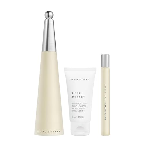 Issey Miyake L'Eau d'Issey Eau de Toilette Holiday Fragrance Set for Women - Includes Eau de Toilette (100 mL), Moisturizing Body Lotion (50 mL) & Eau de Toilette Purse Spray (10 mL)