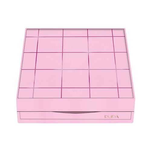 Pupa Milano Pupart M Makeup Palette, 002 Pink, 0.6 oz - Makeup Kit - Blush - Concealer - Highlighter - Eyeshadow - Lip Gloss - Lip Cream - Face Makeup