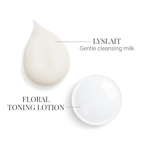 Sisley Paris Cleansing Duo Travel Selection - Includes Lyslait (100 mL) & Floral Toning Lotion (100 mL) - Removes Makeup, Cleanses & Tones for Clean, Fresh Skin