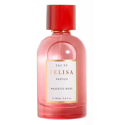 Majestic Rose Eau de Parfum (3.4 fl oz) ? Long Lasting Vegan Floral Perfume, Sophisticated and Timeless Fragrance with Damask Rose, Patchouli, Ylang-Ylang and Fruity Lychee
