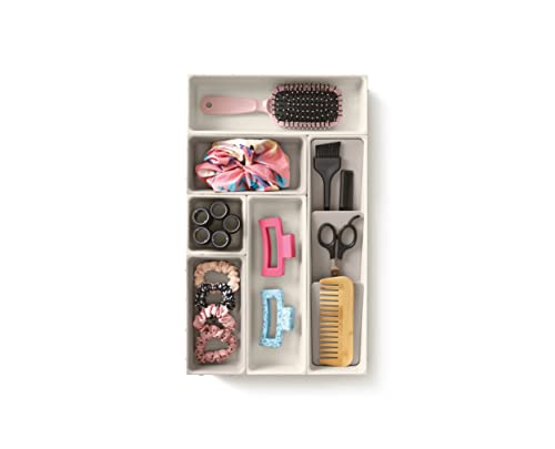 Joseph Joseph Viva - Modular 7-piece Makeup Beauty Drawer Organiser Set, Storage Boxes dividers for makeup, beauty grooming items, cosmetics, hair accessories