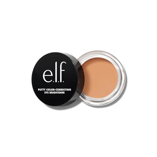 e.l.f. Putty Color-Correcting Eye Brightener, Under-eye Brightener & Primer Reduces Appearance Of Dark Circles, Vegan & Cruelty-Free, Light/Medium