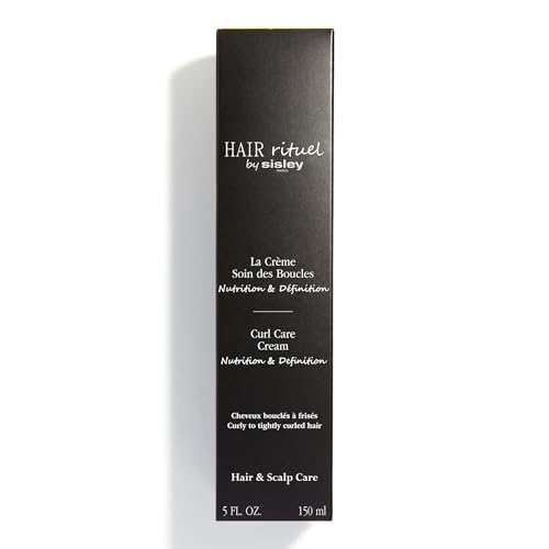 Sisley Paris Curl Care Cream - 150 mL - Nourishes & Defines Curly to Tightly Curled Hair - 24-Hour Anti-Frizz & Anti-Humidity Protection - Provides Long-Lasting Hold