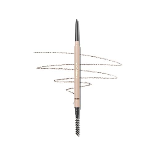 SHEGLAM Insta-Fill Eyebrow Pencil Long Lasting Non-Sticky Sweatproof Matte Eye Brow Pen Makeup-Dark brown