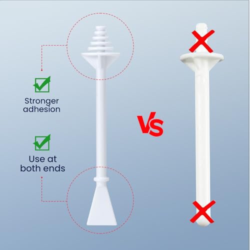 SUERBEATY 60 Pcs Nose Wax Sticks, Hair Wax Applicator with Disposable Spatulas for Nostril Cleaning, Ear Face Hair Removal for Men Women, Painless